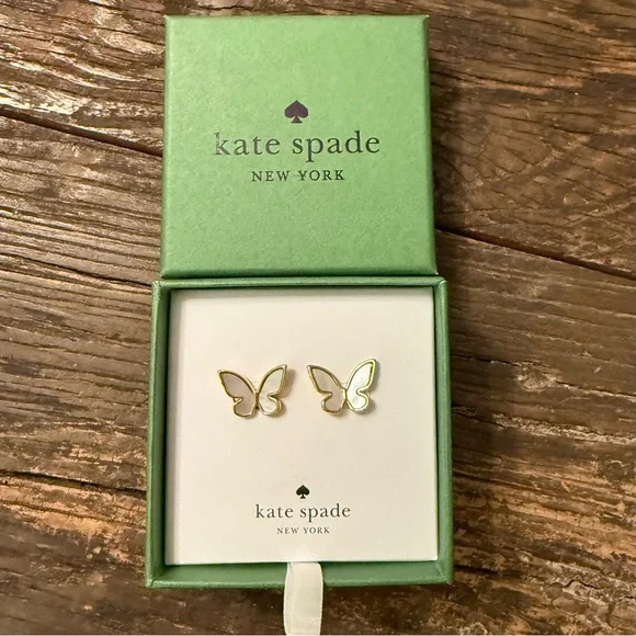 Kate Spade “All A Flutter” Butterfly Earrings - Picture 4 of 5